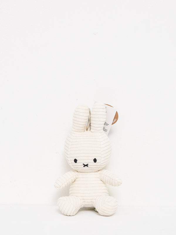 Miffy keychain corduroy_Offwhite